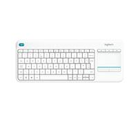 Logitech K400 Plus tastiera RF Wireless Svizzere Bianco