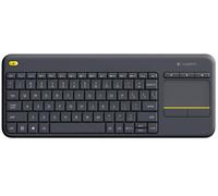 Logitech K400 Plus Tv tastiera Casa RF Wireless QWERTZ Tedesco Nero