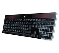 Logitech K750 Tastiera Solare Wireless per Windows, Layout Inglese QWERTY - Nero