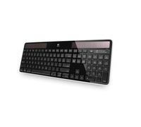 Logitech K750 Tastiera Solare Wireless per Windows, Layout Scandinavo QWERTY - Nero