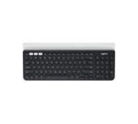 Logitech K780 tastiera RF senza fili + Bluetooth QWERTY US International Nero, Bianco ( 920-008042 )