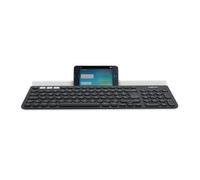 Logitech K780 tastiera RF Wireless + Bluetooth QWERTZ Tedesco Grigio, Bianco ( 920-008034 )
