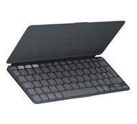 Logitech Keys-To-Go 2, tastiera Bluetooth portatile per tablet con coperchio integrato, wireless sottile e compatta per Windows, Android, Linux, iPad, iPhone, Mac, Apple TV, QWERTY ITA - Grafite
