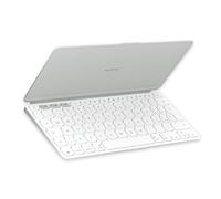 Logitech Keys-To-Go 2, tastiera wireless portatile per iPad con coperchio integrato, sottile, per iPad, iPhone, Mac e Apple TV, passa facilmente da un dispositivo all’altro, QWERTY ITA, Grigio chiaro