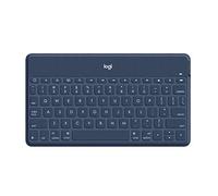 Logitech Keys-To-Go Tastiera Bluetooth, Layout Inglese QWERTY - Blu