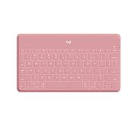 Logitech Keys-To-Go Tastiera Bluetooth, Layout Inglese QWERTY - Rosa