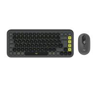 Logitech POP ICON COMBO, kit mouse e tastiera Bluetooth, digitazione comoda, tasti e pulsanti programmabili, clic discreti, Easy-Switch fino a 3 dispositivi
