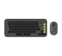 Logitech POP ICON COMBO, kit mouse e tastiera Bluetooth, digitazione comoda, tasti e pulsanti programmabili, clic discreti, Easy-Switch fino a 3 dispositivi