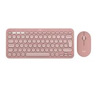 Logitech Kit Pebble 2 - Mouse e tastiera wireless in Rosa Bitonale, Inglese Internazionale (QWERTY)