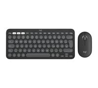 Logitech Kit Pebble 2 per Mac - Mouse e tastiera wireless in Grafite Bitonale, Deutsch (Qwertz)