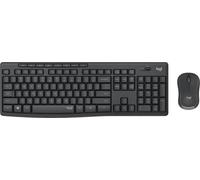Logitech Kit Tastiera + Mouse RF Wireless Range 10 mt colore Grigio - 920-009797 MK295 Silent Wireless Combo