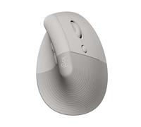 Logitech Lift, mouse ergonomico verticale wireless, ricevitore UBS Bluetooth o Logi Bolt, clic silenziosi, 4 pulsanti,compatibile con Windows/macOS/iPadOS, Laptop, PC - Sabbia