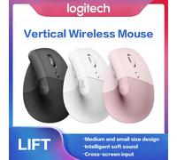 Logitech Lift Mouse ergonomico wireless Bluetooth Mouse verticale Piccolo mouse Business Office 3 dispositivi Si commuta in pochi secondi