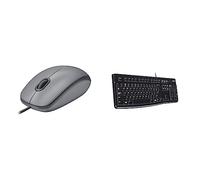 Logitech M110 Mouse USB cablato, pulsanti silenziosi, design confortevole - Grig