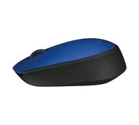 LOGITECH - M171 Mouse Puntamento Ottico LED, connessione Infrarossi, Ricevitore Wireless Nano, 3 pulsanti - Blu