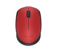 Logitech M171, Mouse senza fili, Rosso