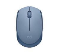 Logitech M171 Mouse Wireless per PC, Mac, Laptop, 2,4 GHz con Mini Ricevitore USB, Tracciamento Ottico, Durata della Batteria di 12 mesi, Ambidestro - Grigio