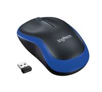 Logitech M185 Mouse Wireless, 2,4 GHz con Mini Ricevitore USB Blu