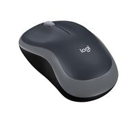 Logitech M185 Mouse Wireless, 2,4 GHz con Mini Ricevitore USB, Durata Batteria di 12 Mesi, Tracciamento Ottico 1000 DPI, Ambidestro, Compatibile con PC, Mac, Laptop - Grigio