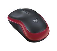 Logitech M185 Mouse Wireless, 2,4 GHz con Mini Ricevitore USB, Durata Batteria di 12 Mesi, Tracciamento Ottico 1000 DPI, Ambidestro, Compatibile con PC, Mac, Laptop - Rosso