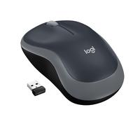 Logitech M185 Mouse Wireless, 2,4 GHz con Mini Ricevitore USB, Durata Batteria di 12 Mesi, Tracciamento Ottico 1000 DPI, Ambidestro, Compatibile con PC, Mac, Laptop - Grigio
