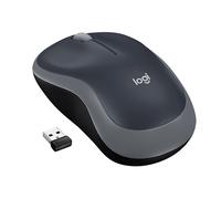 Logitech M185 Mouse Wireless, 2,4 GHz con Mini Ricevitore USB, Durata Batteria di 12 Mesi, Tracciamento Ottico 1000 DPI, Ambidestro, Compatibile con PC, Mac, Laptop - Grigio