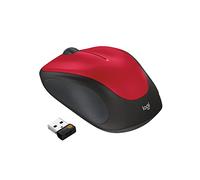 Logitech M235 Mouse Wireless, 2,4 GHz con Ricevitore USB Unifying, Tracciamento Ottico 1000 DPI, Durata Batteria di 12 Mesi, Compatibile con PC, Mac, Laptop, Chromebook - Rosso