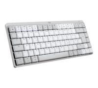 Logitech Tastiera wireless MX Mechanical Mini per Mac in Pale Gray, Inglese Internazionale (QWERTY)