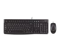 Logitech Desktop MK120 tastiera Mouse incluso USB AZERTY Francese Nero