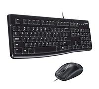 Logitech MK120 Combo Tastiera e Mouse con Filo per Windows, Layout Scandinavo QW