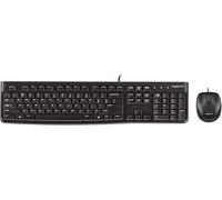 Logitech MK120 Combo Tastiera e Mouse con Filo per Windows, Layout Tedesco QWERT