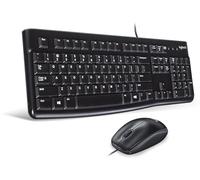 LOGITECH MK120 - Corded desktop - black - German Layout