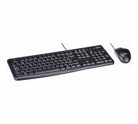 Logitech Desktop MK120 tastiera Mouse incluso USB AZERTY Francese Nero