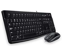 Logitech MK120 Kit Tastiera e Mouse Cablati, Layout Bulgaro Qwerty, Nero