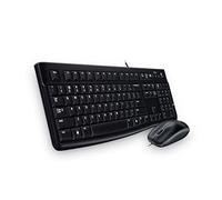 Logitech MK120 Kit Tastiera e Mouse Cablati, Layout Ceco-Slovacco, Nero