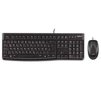 Logitech MK120 - Tastiera Qwertz con layout tedesco e mouse, nero Black Tastatur und Maus