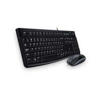 Logitech MK120 Wired Keyboard and Mouse Combo for Windows, QWERTY Pan Nordic Lay