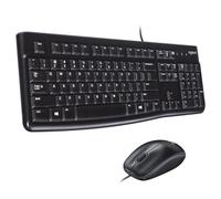 Logitech MK120 Wired Keyboard and Mouse Combo for Windows, QWERTY US Internation