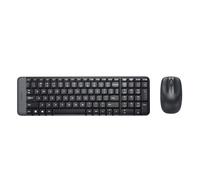 TASTIERA E MOUSE WIRELESS LOGITECH MK220 920-003721 TASTIERA COMPATTA - MOUSE COMODO - WIFI 2,4GHZ - DURATA PROLUNGATA BATTERIE