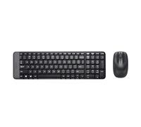 Logitech MK220 Combo Tastiera e Mouse Wireless Compatti per Windows, 2,4 GHz Wireless con Ricevitore USB Unifying, Durata Batteria di 24 Mesi, Compatibile con PC, Laptop, Layout Italiano QWERTY - Nero
