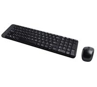 Logitech MK220 Combo Tastiera e Mouse Wireless Compatti per Windows