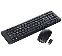 Logitech MK220 Combo Tastiera e Mouse Wireless Compatti per Windows