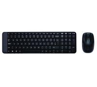 Logitech MK220 Kit Mouse e Tastiera, Layout Russo Qwerty, Nero