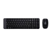 Logitech MK220 kit tastiera compatta QWERTY italiana e mouse wireless nero