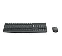 Logitech MK235 Combo Tastiera e Mouse Wireless per Windows, Layout Olandese-Belga AZERTY - Grigio