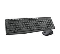 Logitech MK235 Combo Tastiera e Mouse Wireless per Windows, Layout Portoghese QWERTY - Grigio