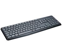 Logitech MK235 Combo Tastiera e Mouse Wireless per Windows, Layout Scandinavo QWERTY - Grigio