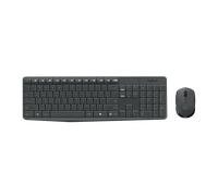 LOGITECH MK235 KIT MOUSE E TASTIERA LAYOUT INGLESE US INTERNAZIONALE QWERTY