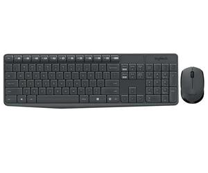 Logitech MK235 (MK235 WIRELESS KEYBOARD / MOUSE - GREY-2.4GHZ-SPANISH) - Versione UK NEW