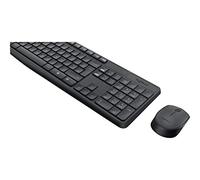 Logitech MK235 RF Wireless Swiss Black - keyboards (RF Wireless, Office, Swiss, Wireless, USB, USB)